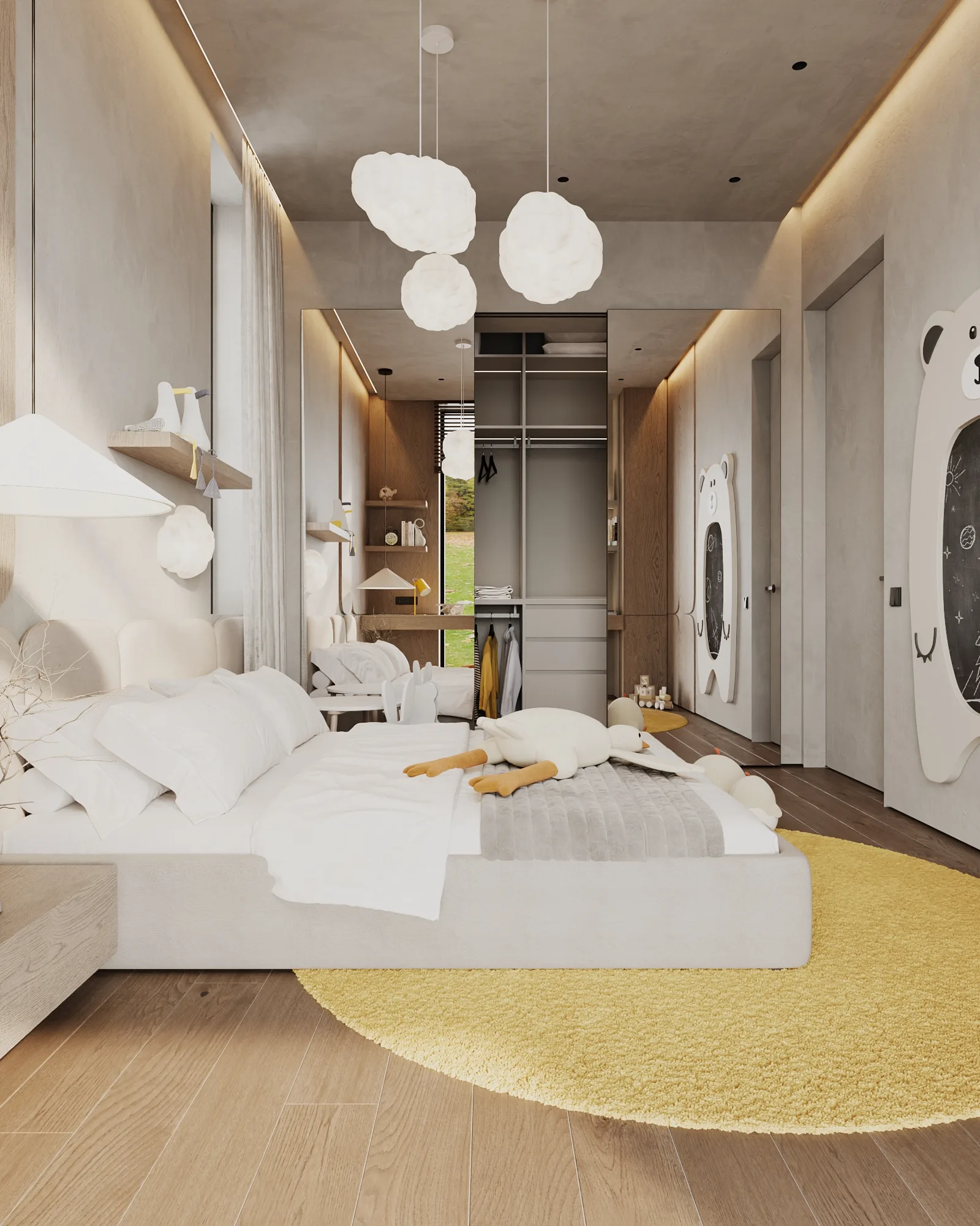 Детская, кадр 11 — Дизайн-проект дома 290 м² в Алматы