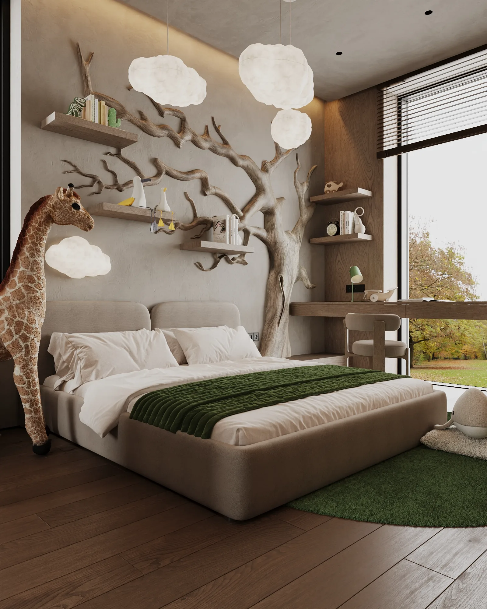 Детская, кадр 8 — Дизайн-проект дома 290 м² в Алматы