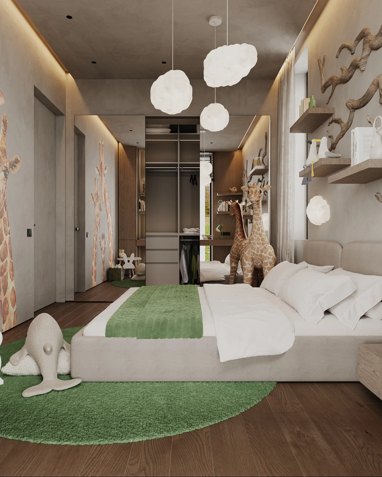Детская, кадр 9 — Дизайн-проект дома 290 м² в Алматы
