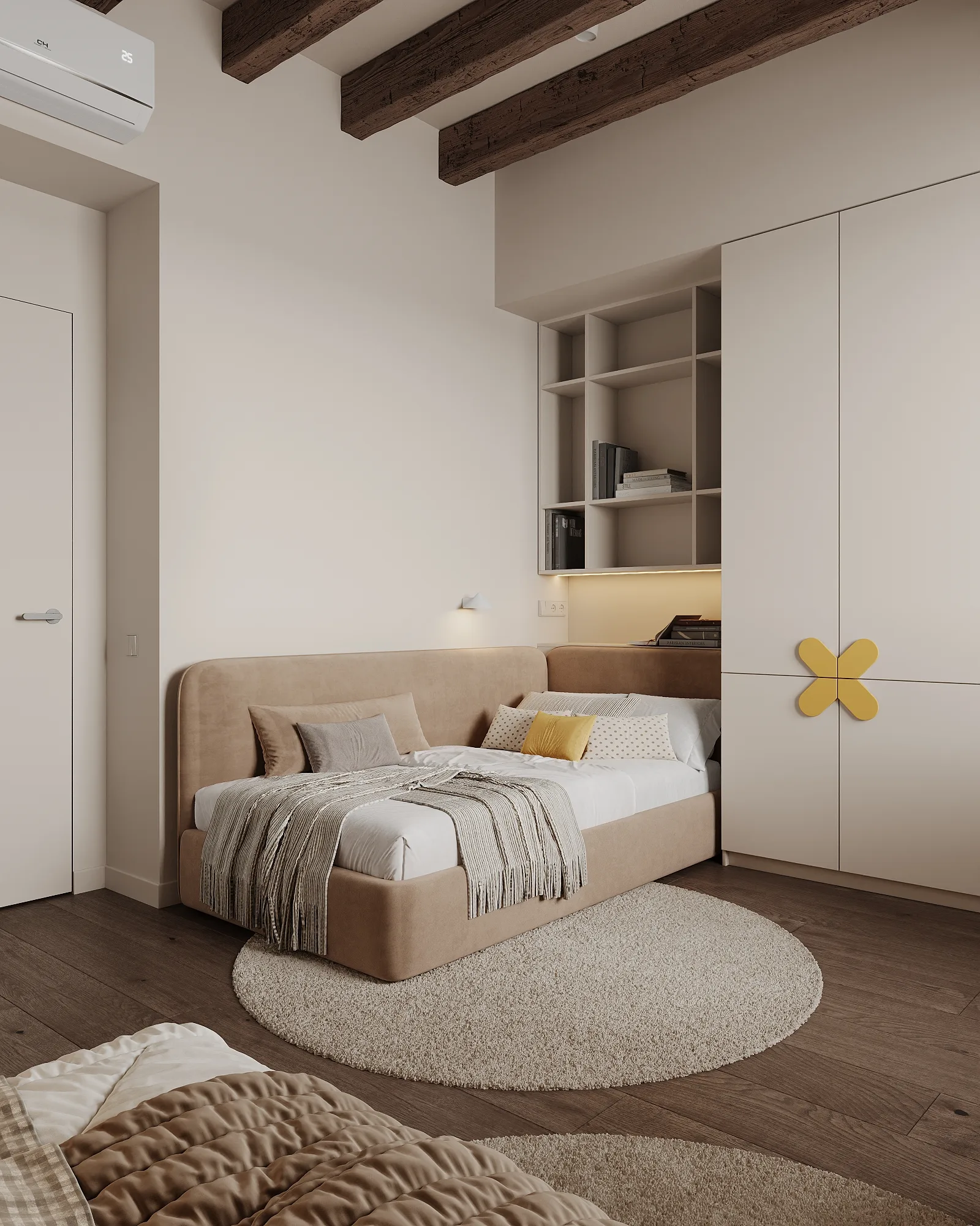 Детская, кадр 3 — Дизайн-проект квартиры 102 м² в Валенсии