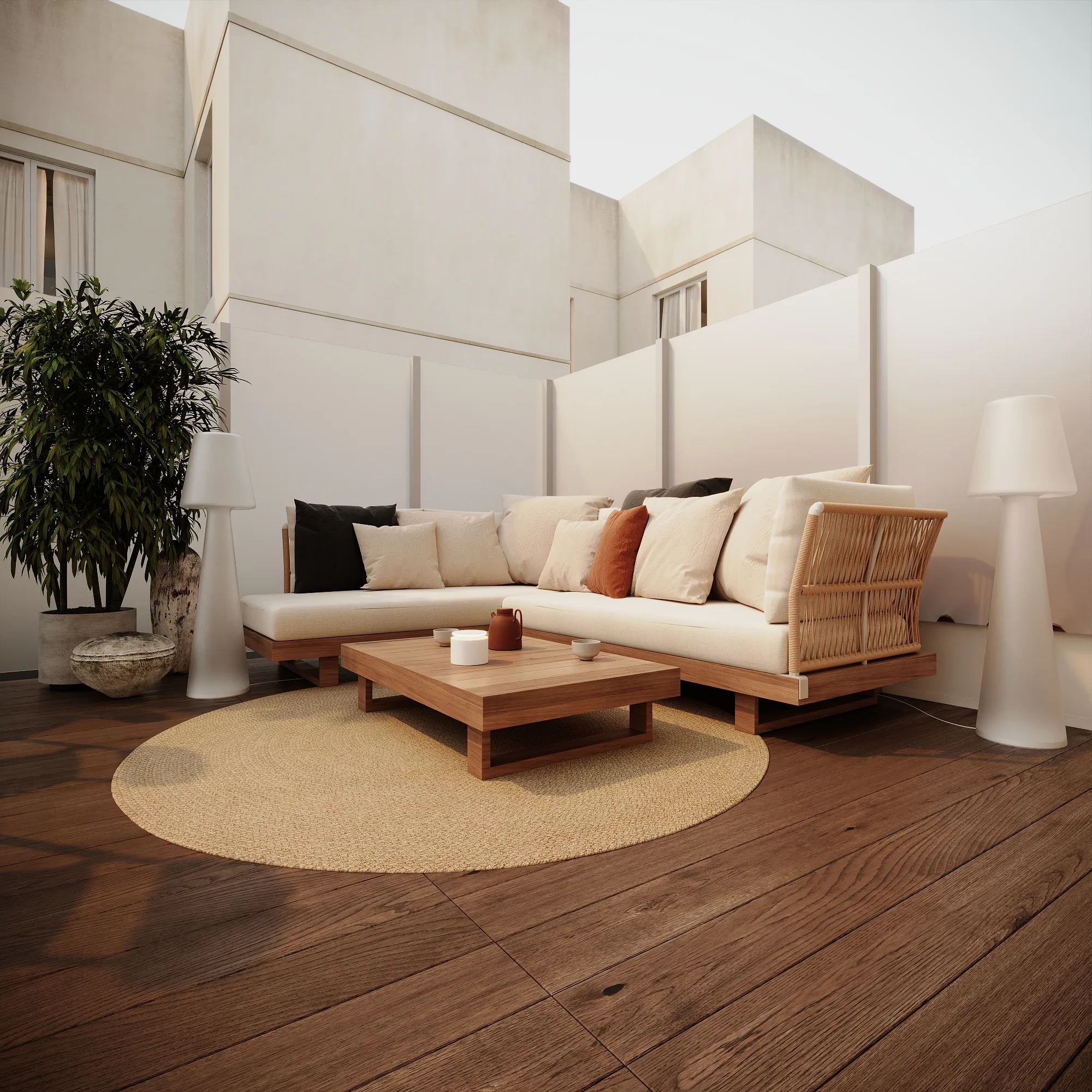 Терраса, кадр 5 — Дизайн-проект квартиры 102 м² в Валенсии