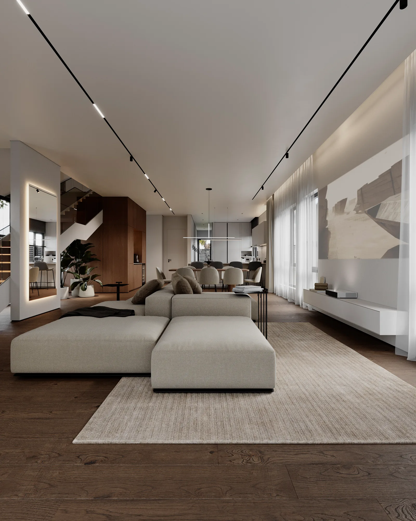 Дизайн-проєкт інтер'єру будинку, 242 м², Руанда — кадр 1