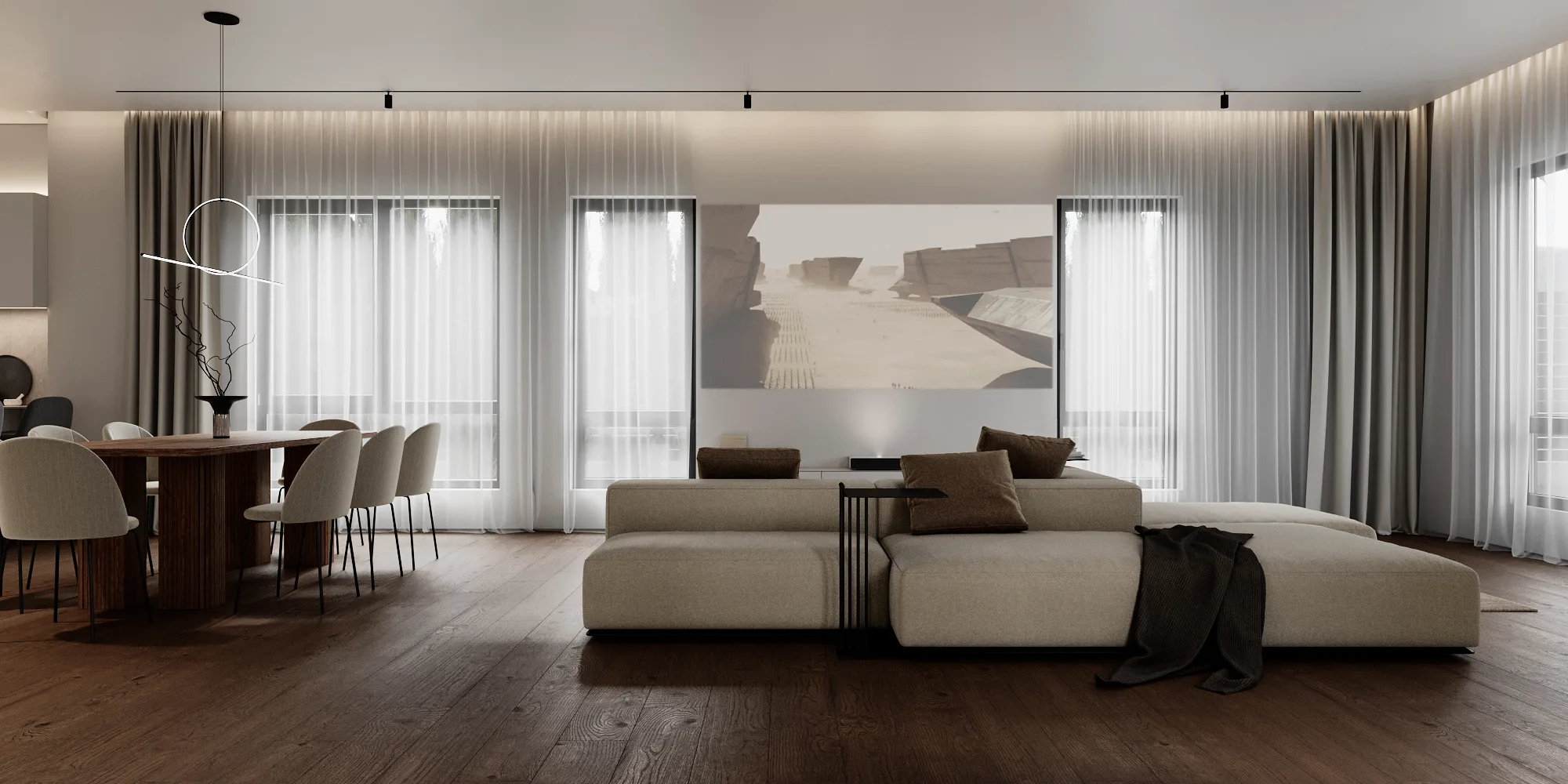 Дизайн-проєкт інтер'єру будинку, 242 м², Руанда — кадр 3
