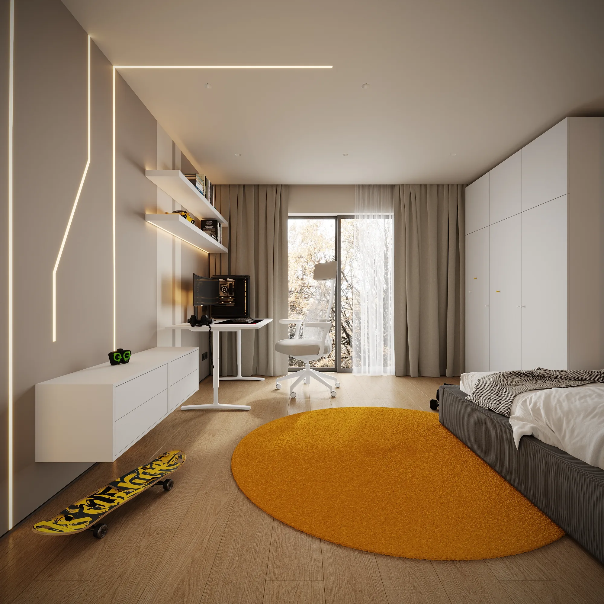 House Interior Design Project, 315 m², Lisbon — image 88